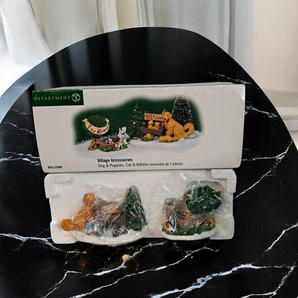 Dogs and Puppies Cats and Kittens Adorable Village Accessories Department 56 NOB - Picture 7 of 13